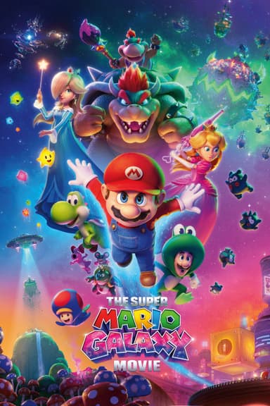 The Super Mario Galaxy Movie's poster